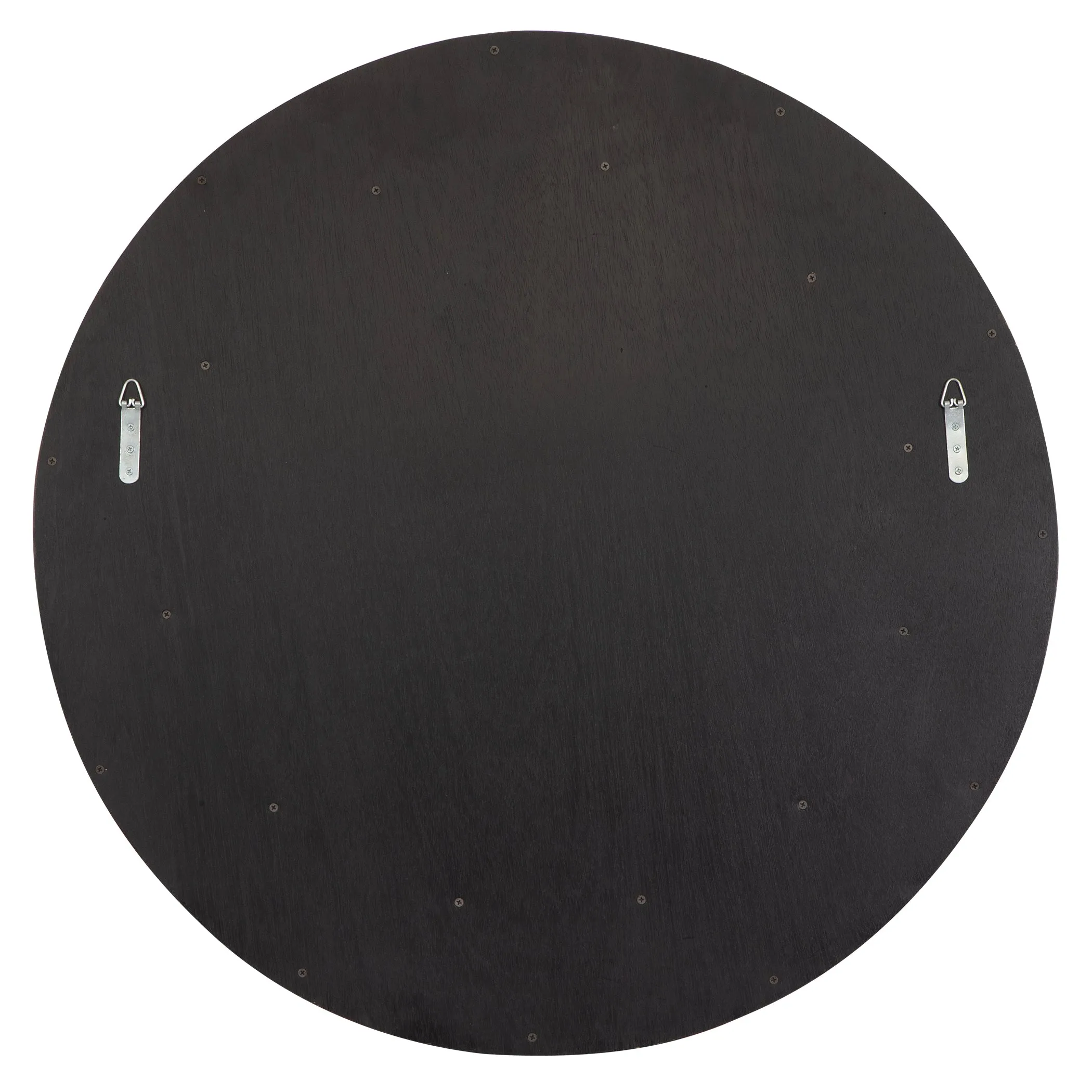 Uttermost Dutton Dark Walnut Round Mirror