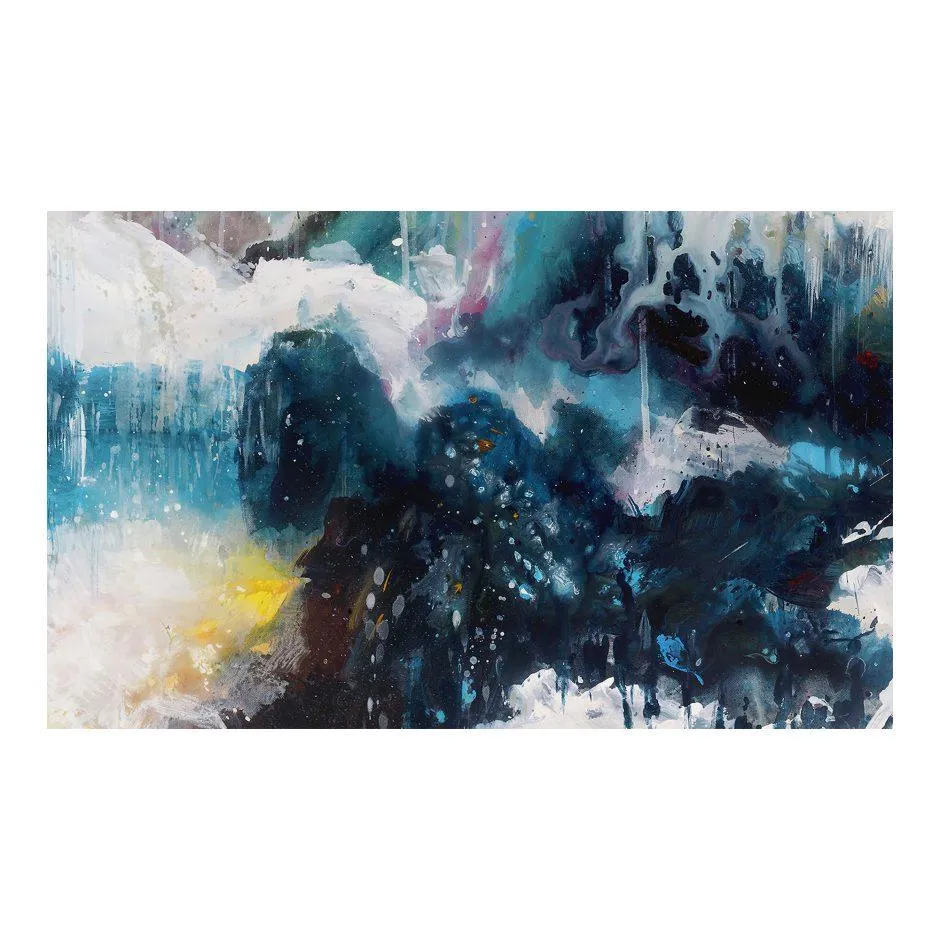 Whitecaps Wall Dcor W/Frame