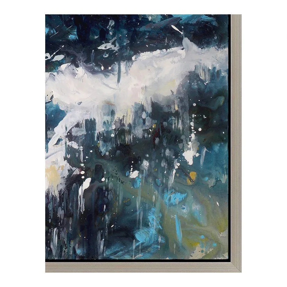Whitecaps Wall Dcor W/Frame