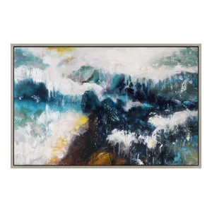 Whitecaps Wall Dcor W/Frame