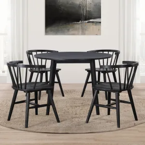Willow - 5 Piece Round Dining Set